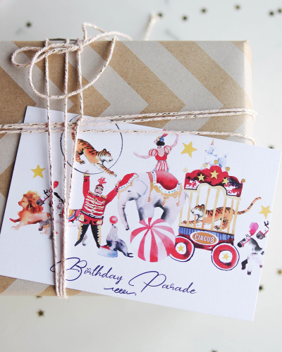 Открытка "Brirthday Parade"