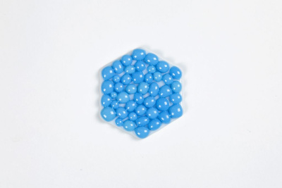 Стеклянная подставка под инструменты, цвет Незабудка