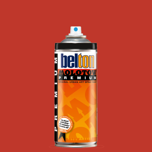 Аэрозольная краска Molotow Premium "belton" 400 мл #030 vermillion