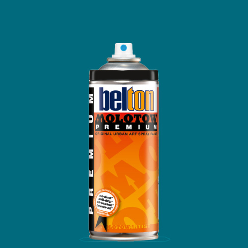 Аэрозольная краска Molotow Premium "belton" 400 мл #112 petrol blue