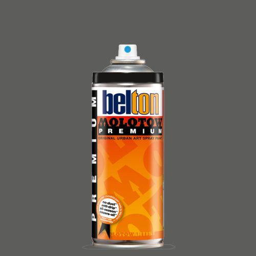 Аэрозольная краска Molotow Premium "belton" 400 мл #221-1 black grey light