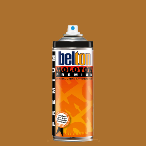 Аэрозольная краска Molotow Premium "belton" 400 мл #198 ocher brown