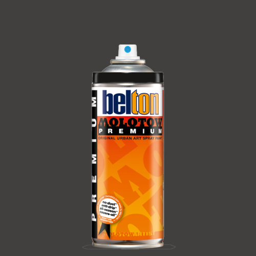 Аэрозольная краска Molotow Premium "belton" 400 мл #215 black grey neutral