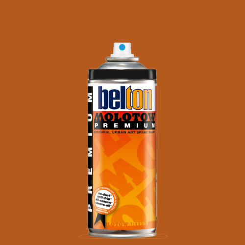 Аэрозольная краска Molotow Premium "belton" 400 мл #201 orange brown
