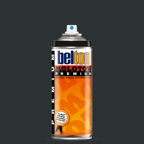 Аэрозольная краска Molotow Premium "belton" 400 мл #222-1 anthracite grey dark