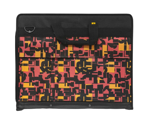 Папка "Художник" А3 "Трафарет" объемная с перегородками, два внешних кармана