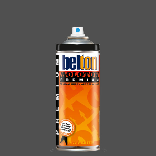 Аэрозольная краска Molotow Premium "belton" 400 мл #221-2 black grey middle