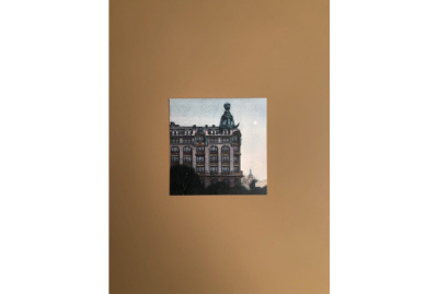 Открытка "Дом Зингера" 105х105 мм