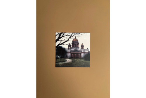Открытка "Исаакиевский собор" 105х105 мм
