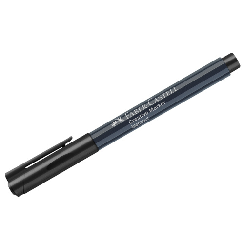 Маркер для декорирования Faber-Castell "Creative" 1,5 мм, пулевидный, черный