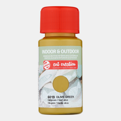 Краска Art Creation "Indoor & Outdoor" 50 мл, оливковый зеленый