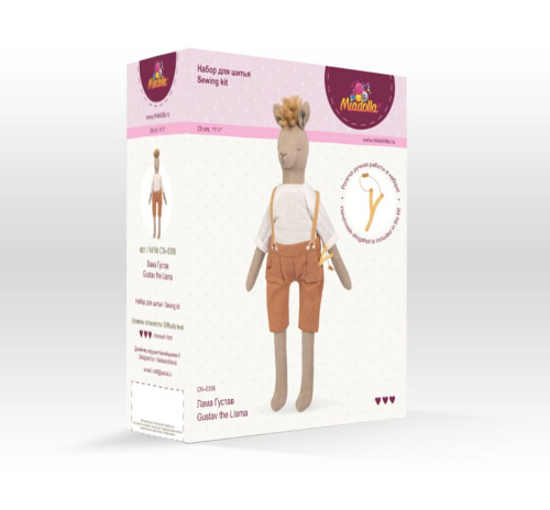 Набор для изготовления игрушки "Miadolla" Лама Густав