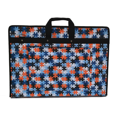 Папка "Художник" А2 "Пазлы" тонкая с карманом