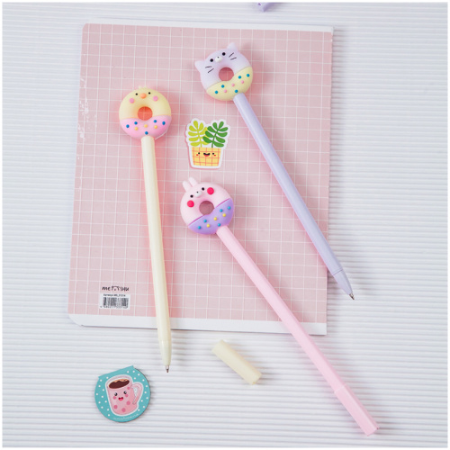 Ручка шариковая MESHU "Sweet Donats" 0,7 мм, синяя, корпус ассорти