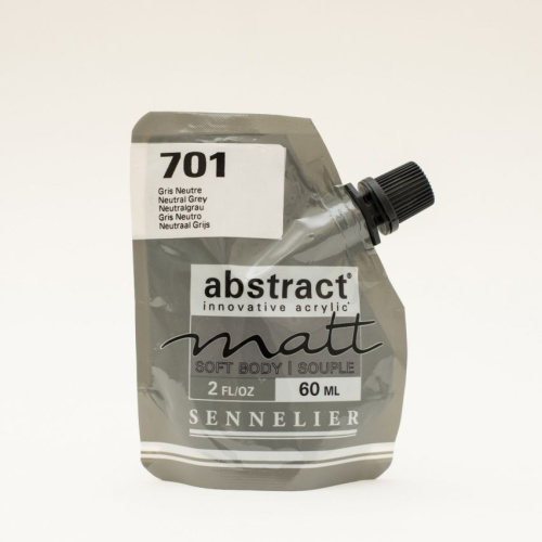 Акрил Sennelier "Abstract matt" 60 мл, серый нейтральный