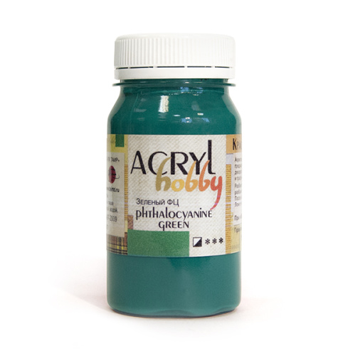 Акрил "Хобби" 100 мл Зеленый ФЦ