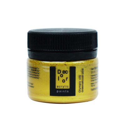 Акрил ТАИР "Деколор" 20 мл, Олимпийский шёлк