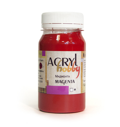 Акрил "Хобби" 100 мл Маджента