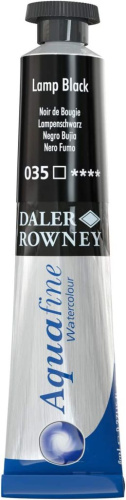 Акварель Daler-Rowney "AQUAFINE" в тубе 8 мл, ламповая сажа