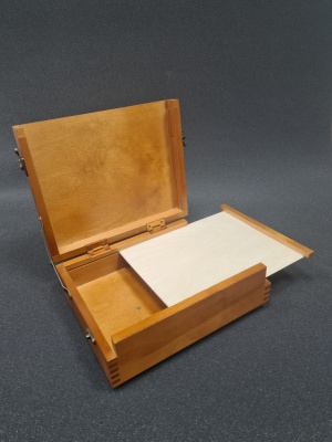 Этюдный ящик мини, наладонный, 255х210х85 мм,береза