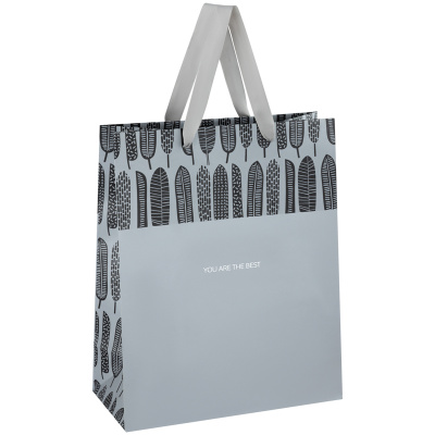 Пакет подарочный MESHU "Grey mood" 26*32*12 см