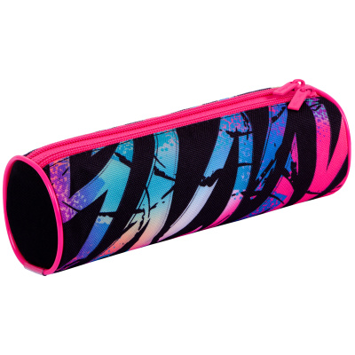 Пенал-тубус 2 отделения Berlingo "Zig zag" 210*70 мм, полиэстер