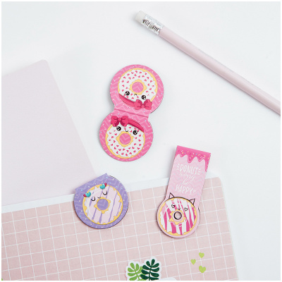 Закладки магнитные для книг MESHU "Donuts" 3 шт, 75*115 мм