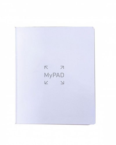 Блокнот в линейку Fabriano "MyPad" 24х18,5 см 48 л 85 г, обложка белая