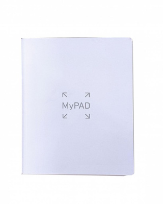 Блокнот в линейку Fabriano "MyPad" 24х18,5 см 48 л 85 г, обложка белая