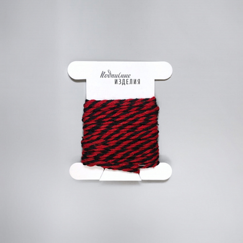 Веревочка красно-черная