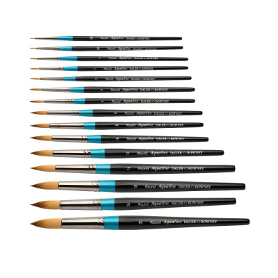 Кисть синтетика круглая Daler-Rowney "AQUAFINE" короткая ручка