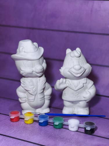 Набор фигурок для раскрашивания "Чип и Дэйл"