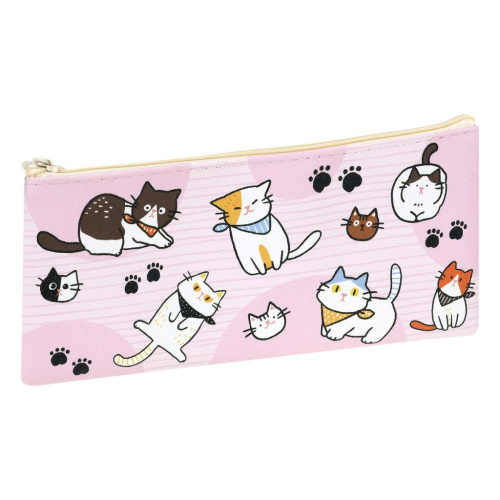 Пенал мягкий MESHU "Meow" 200*100 мм, искусственная кожа