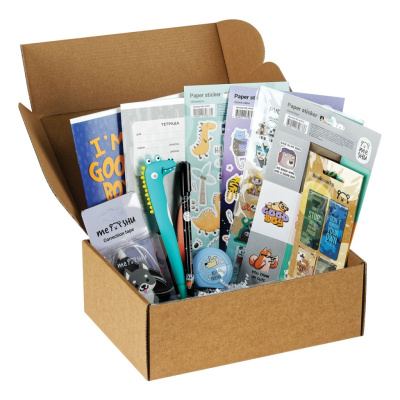 Набор канцелярских принадлежностей подарочный MESHU "Best friend", 18 предметов