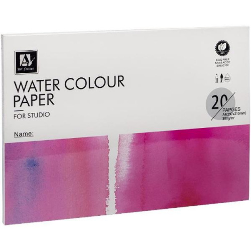 Скетчбук-склейка для акварели Paul Rubens "Улица" 190х265 мм 20 л 300 г, хлопок