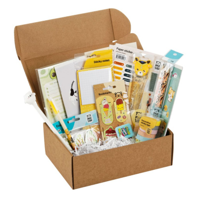 Набор канцелярских принадлежностей подарочный MESHU "Cute friends", 27 предметов