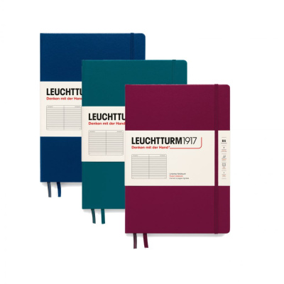 Блокнот в линейку Leuchtturm1917 Composition B5 109 л, твердая обложка Синий Неви