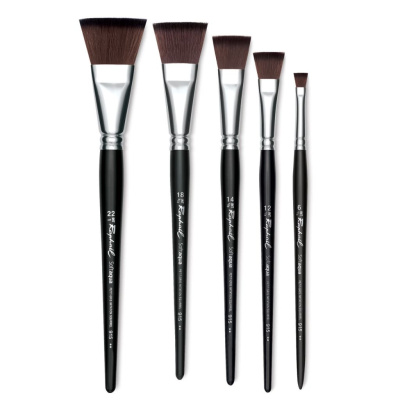 Кисть синтетика №10 плоская Sennelier "Softaqua" короткая ручка