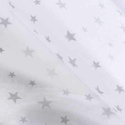 Бумага упаковочная тишью "Звездочки",50 х 66 см