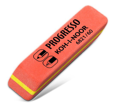 Ластик KOH-I-NOOR "Progresso" 52*14*8 мм