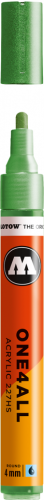 Маркер акриловый Molotow "227HS" METALLIC 4 мм Зелёный