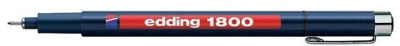 Фломастер профессиональный Edding "1800" 0,35 мм с круглым наконечником, черный