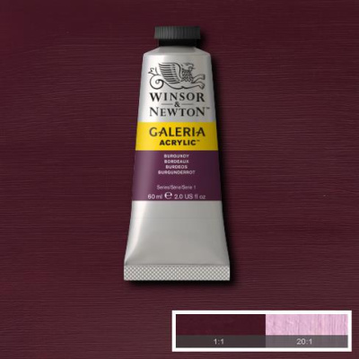Акрил Winsor&Newton "Galeria" 60 мл Бордовый