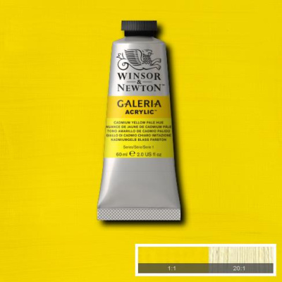 Акрил Winsor&Newton "Galeria" 60 мл Кадмий бледно-желтый