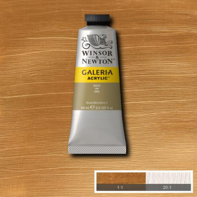Акрил Winsor&Newton "Galeria" 60 мл Золото