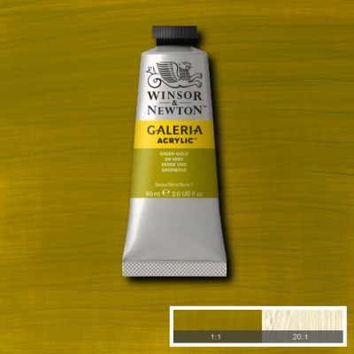 Акрил Winsor&Newton "Galeria" 60 мл Зелено-золотой