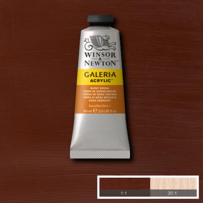 Акрил Winsor&Newton "Galeria" 60 мл Сиена жженая