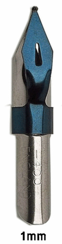 Перо бронзовое Manuscript для декоративного шрифта №1 - 1 мм