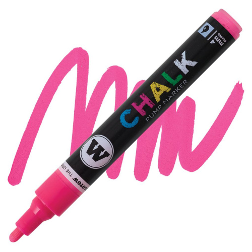 Маркер меловой Molotow "CHALK" 4 мм флуоресцентный Розовый