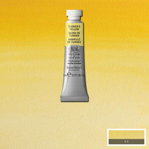 Акварель Winsor&Newton "Professional" в тюбике 5 мл Желтый тернер